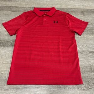 GUC Under Armour Boys Loose Fit Heatgear Polo Youth M